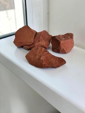 Natural Red Jasper Decorative Stones - Rustic Home Accent